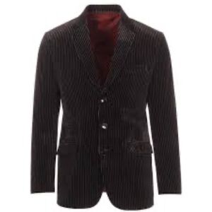 Report Collection Pinstripe Blazer Sport Coat 42L - NEW